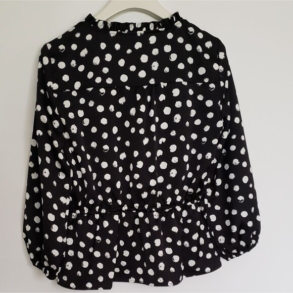 NWT J. Crew Peplum Blouse Satin Backed Crepe - Picture 6 of 6